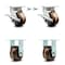 Service Caster 4 Inch Kingpinless High Temp Phenolic Caster Brakes/Swivel Locks 2 Rigid, 2PK SCC-KP30S420-PHRHT-SLB-BSL-2-R-2 - alternate 5